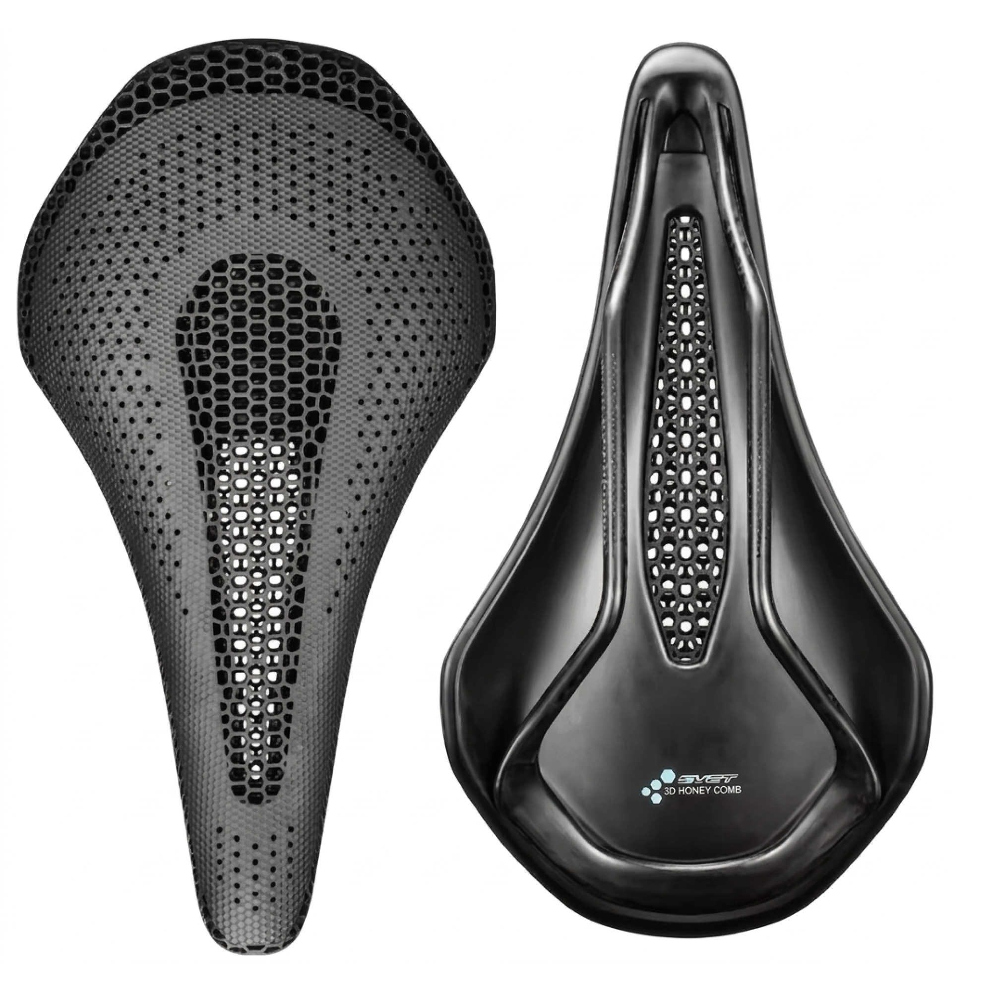 Asiento de Bicicleta 3D Railes de Carbono