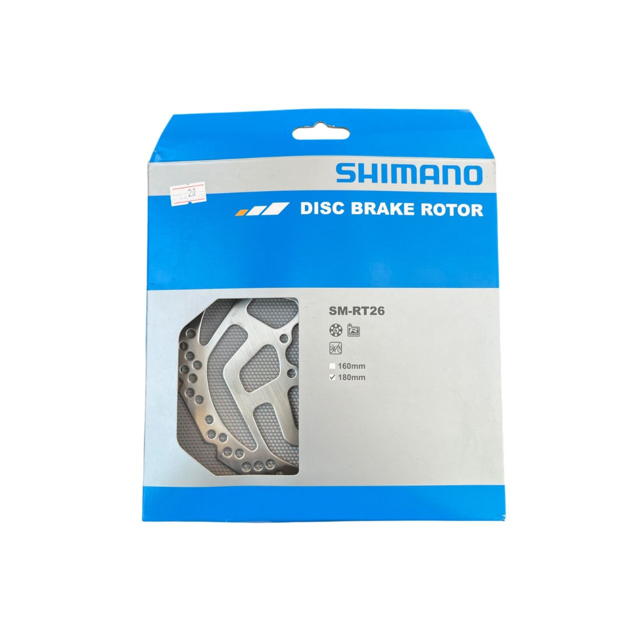 SHIMANO ROTOR RT26M 180MM 6 TORNILLOS