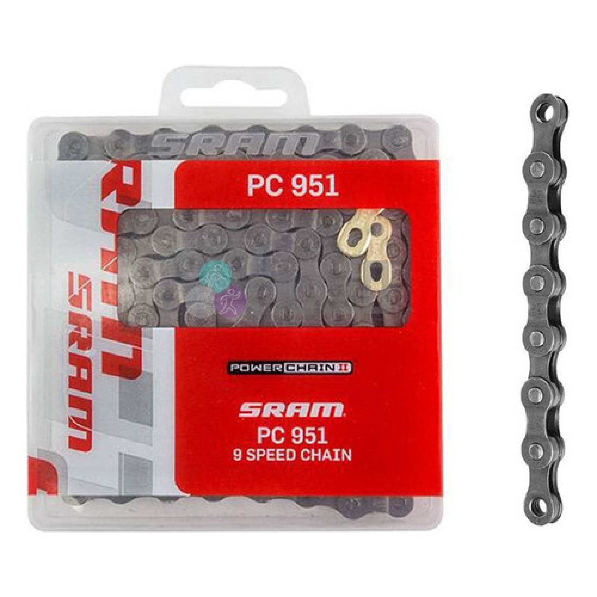 Cadena De Bicicleta Sram Pc951 9v